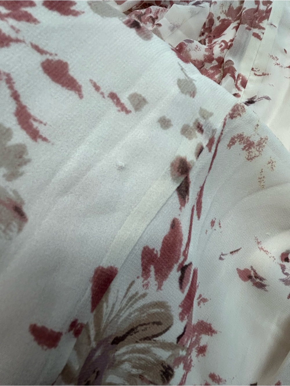 Wilfred by Aritzia Sakura Floral Midi Dress - Size 10 (Flaws Noted) - Picture 7 of 8